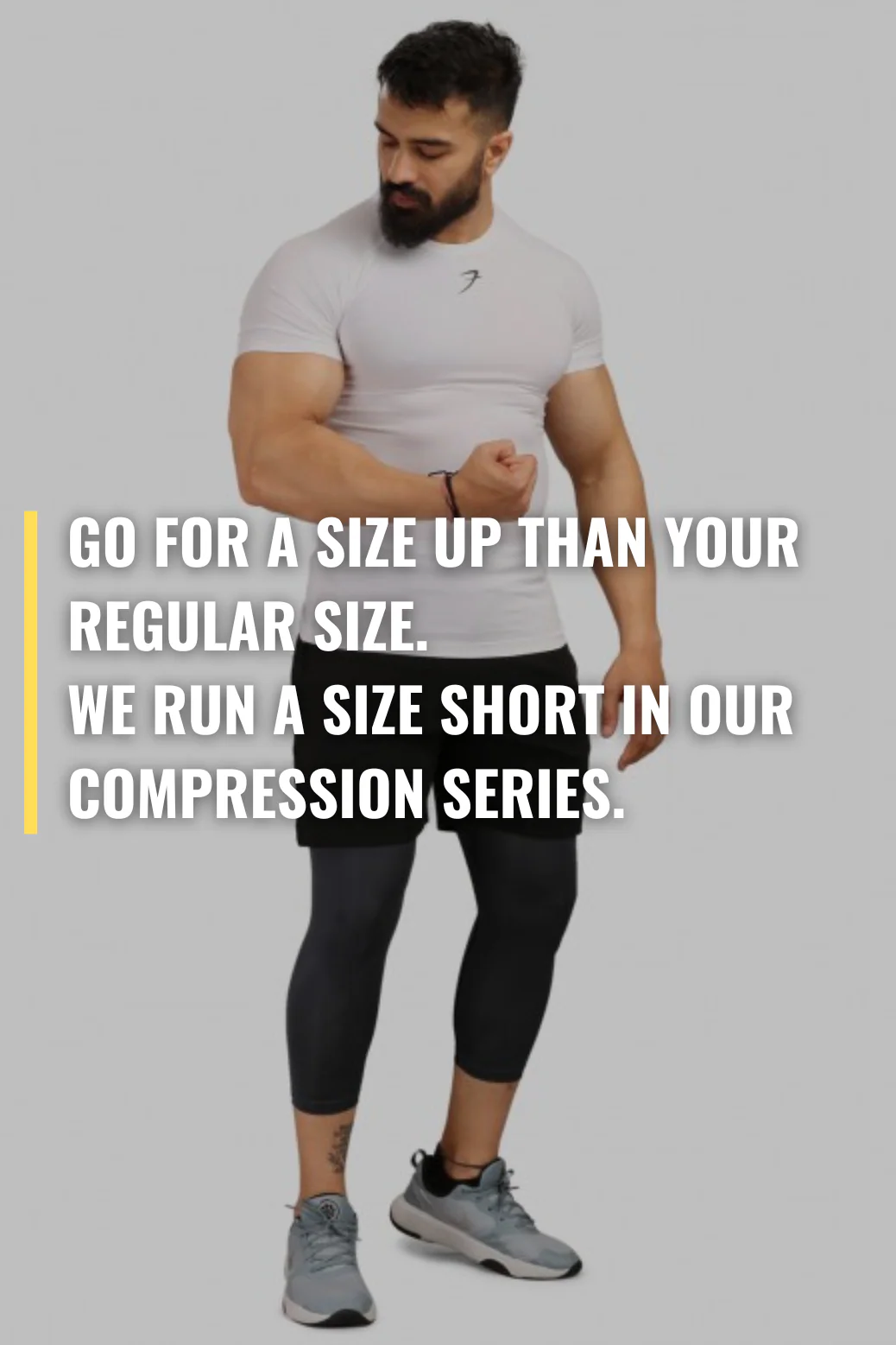 Compression T-shirt White | Fuaark at Broadway
