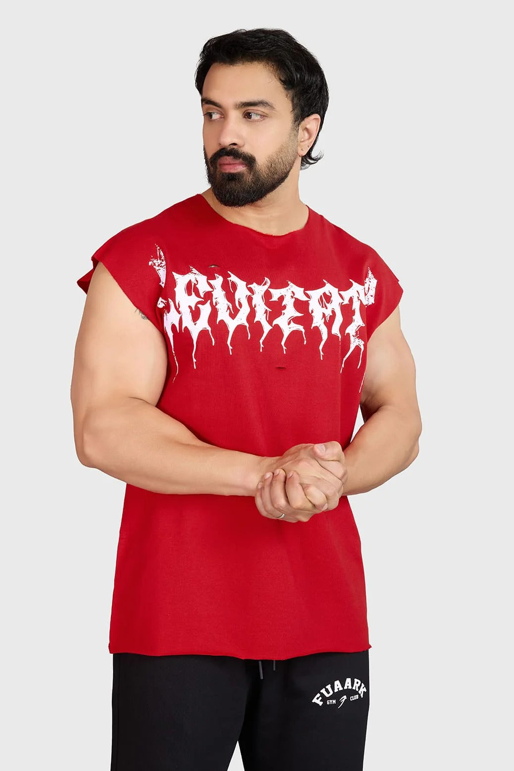 Raw Levitate Capsleeves Tank Red | Fuaark at Broadway