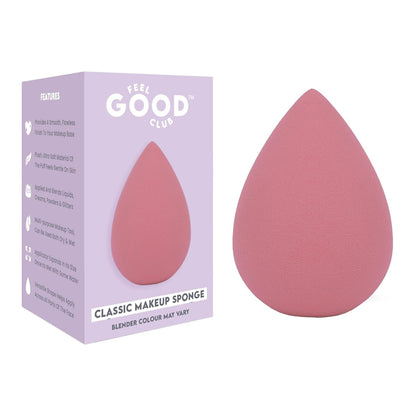 Feel Good Club Classic Makeup Blender Super Soft Beauty Sponge Puff (Colour & Shape May Vary)