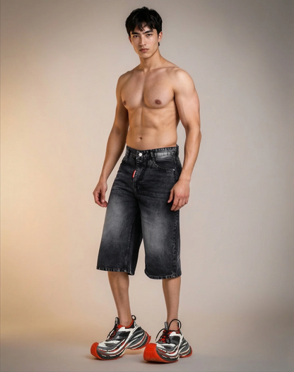 Denim Shorts Black