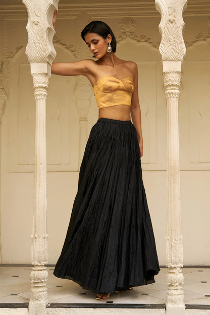 GOLD TISSUE BRALETTE