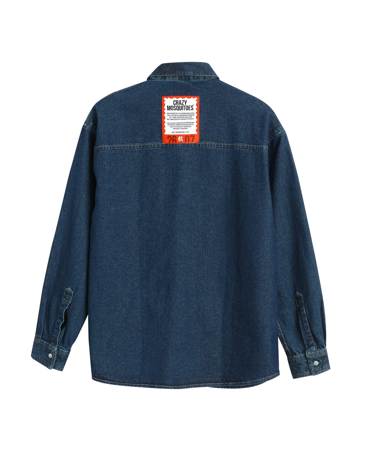 Grunge Denim Blue
