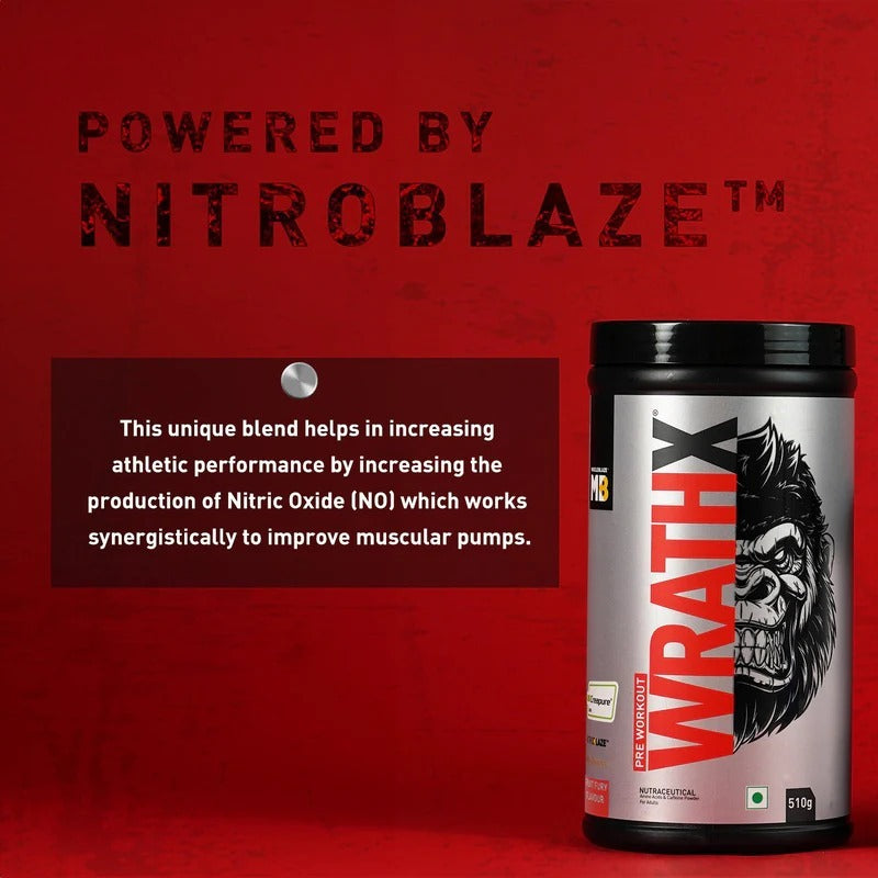 MuscleBlaze Pre Workout WrathX with Creapure | Fruit Fury | MuscleBlaze at Broadway