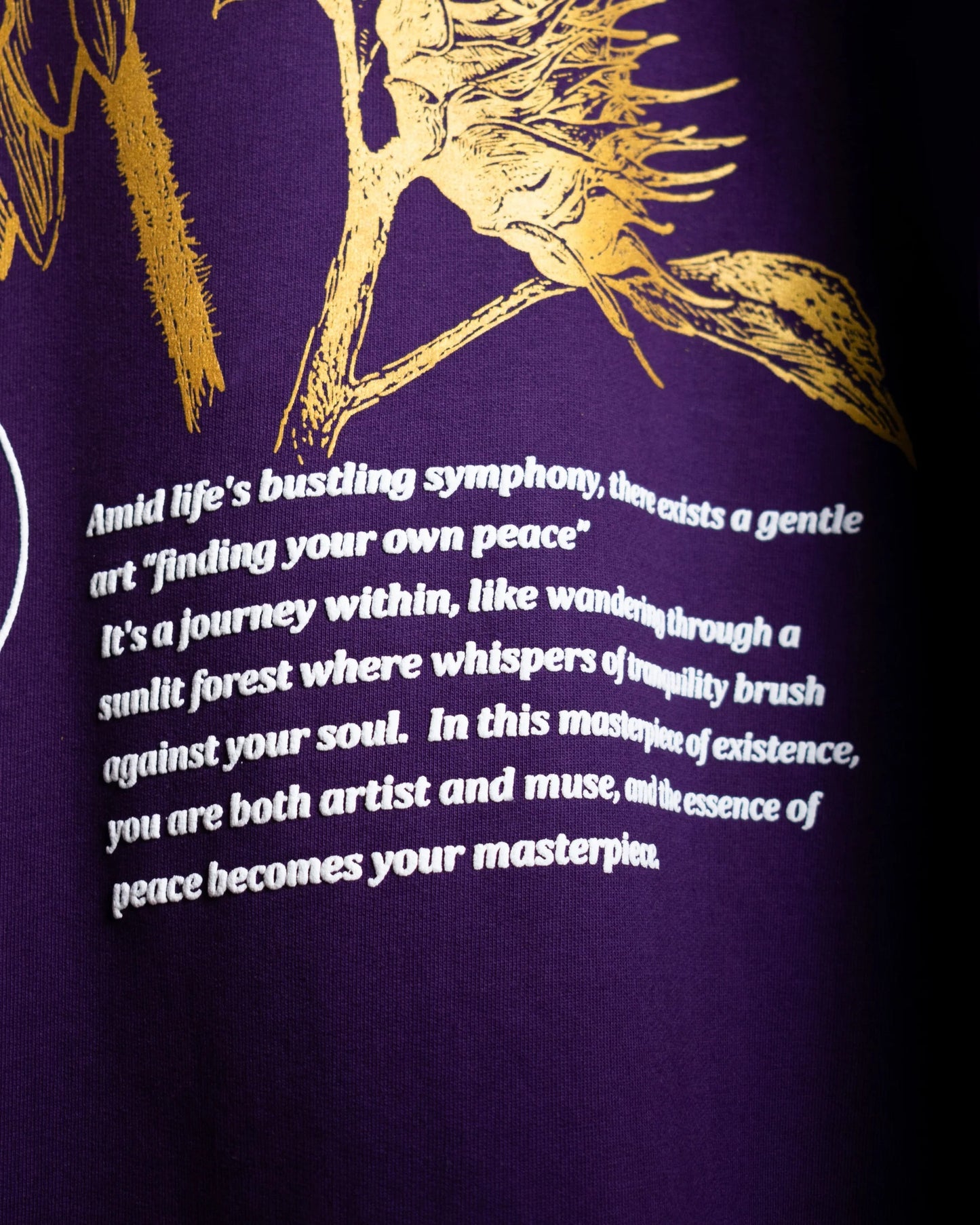 Finding Peace T-Shirt ( Violet)