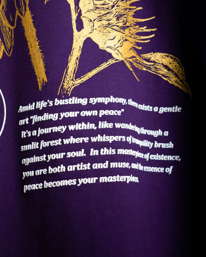 Finding Peace T-Shirt ( Violet)