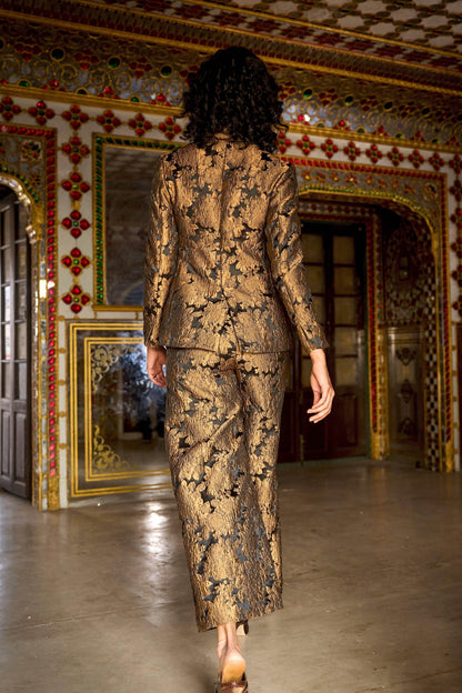 FLORAL BROCADE BLAZER | Dash and Dot at Broadway