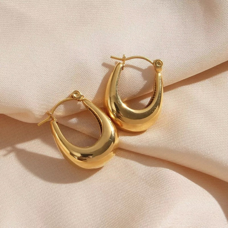 18 KT Bali Hoop earrings
