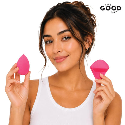 Feel Good Club Bake & Set Pizza Puff - Face Makeup Powder Applicator Blender Beauty Sponge (1 Pc)
