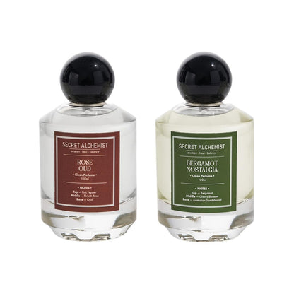 Secret Alchemist Rose Oud Clean Perfume, Long Lasting, Floral Woody EDP with Rose, Oud & Pink Pepper | Secret Alchemist at Broadway