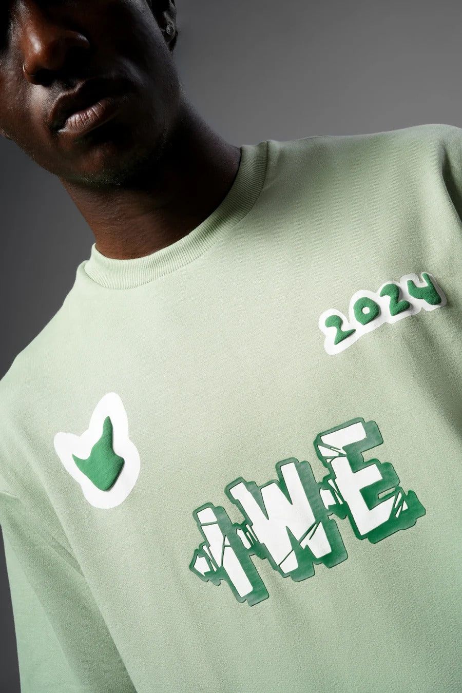 Life Fucked Up Tee Aqua Green