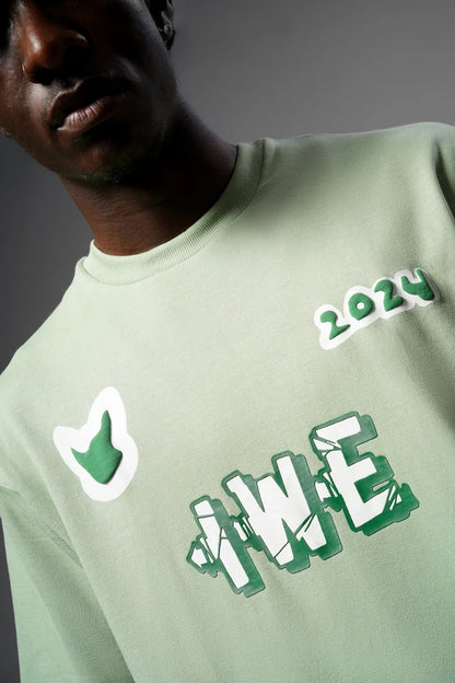 Life Fucked Up Tee Aqua Green