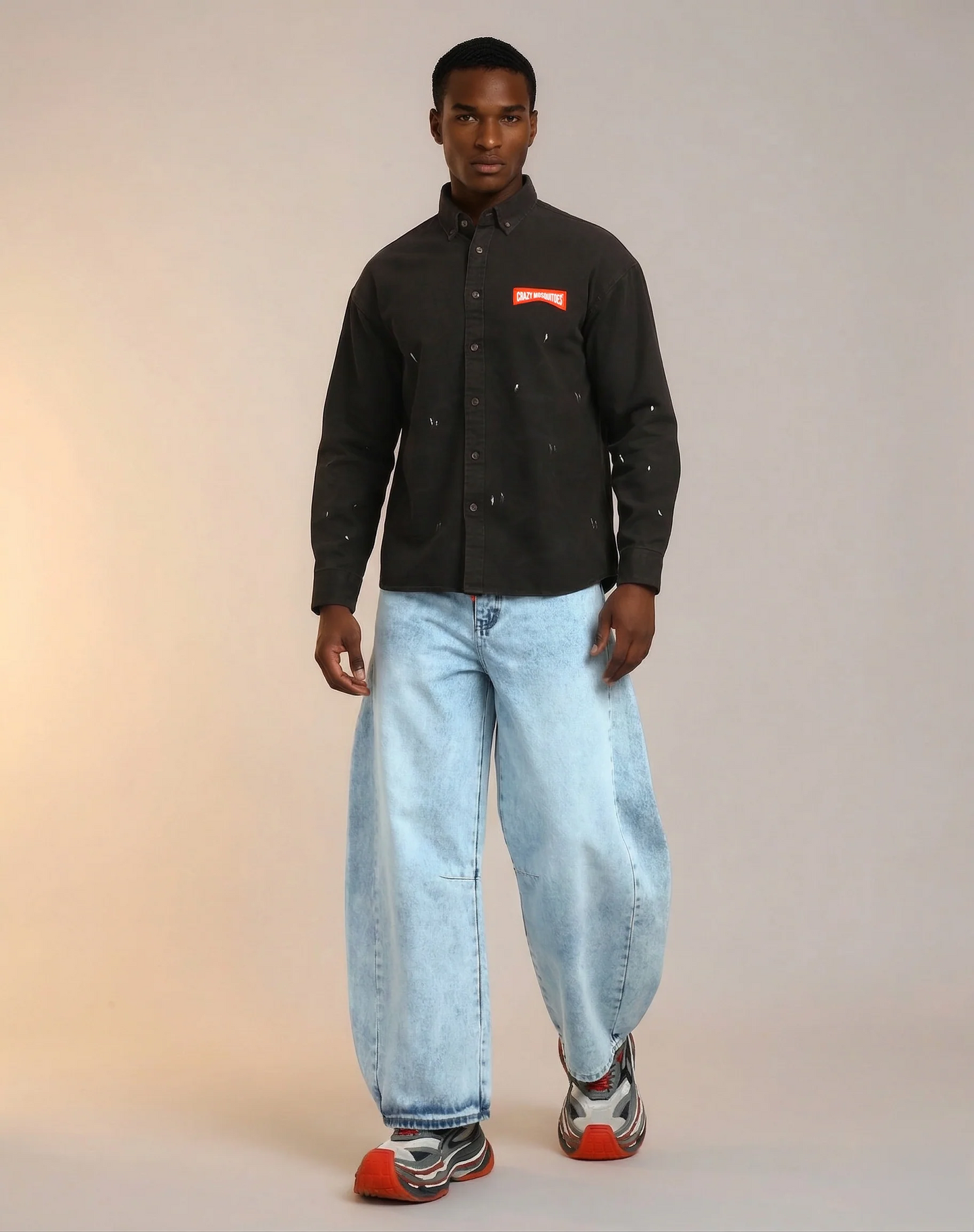 Grunge Denim Charcoal