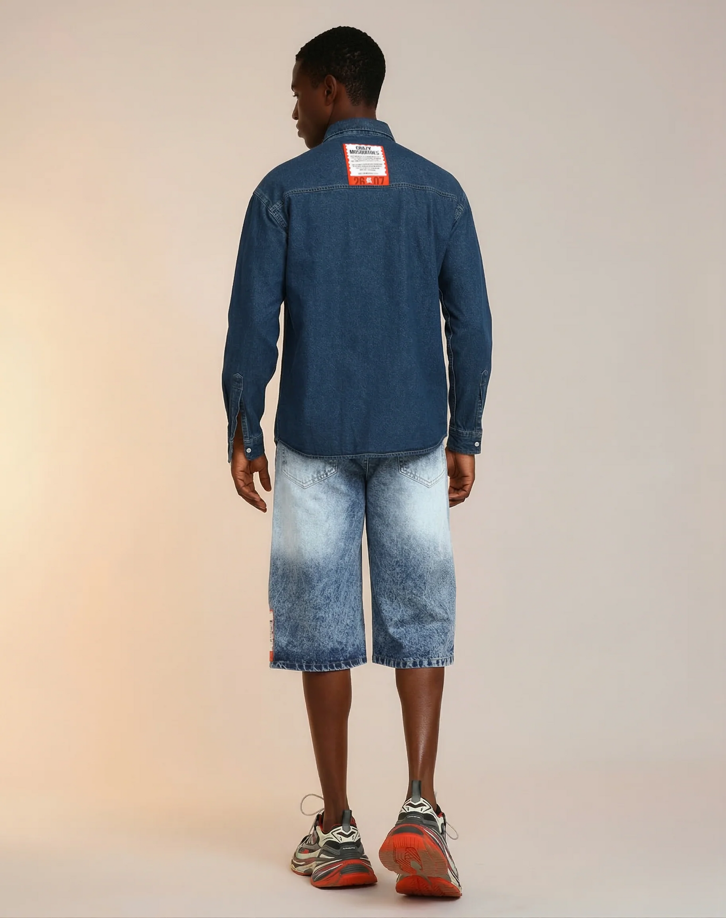 Grunge Denim Blue