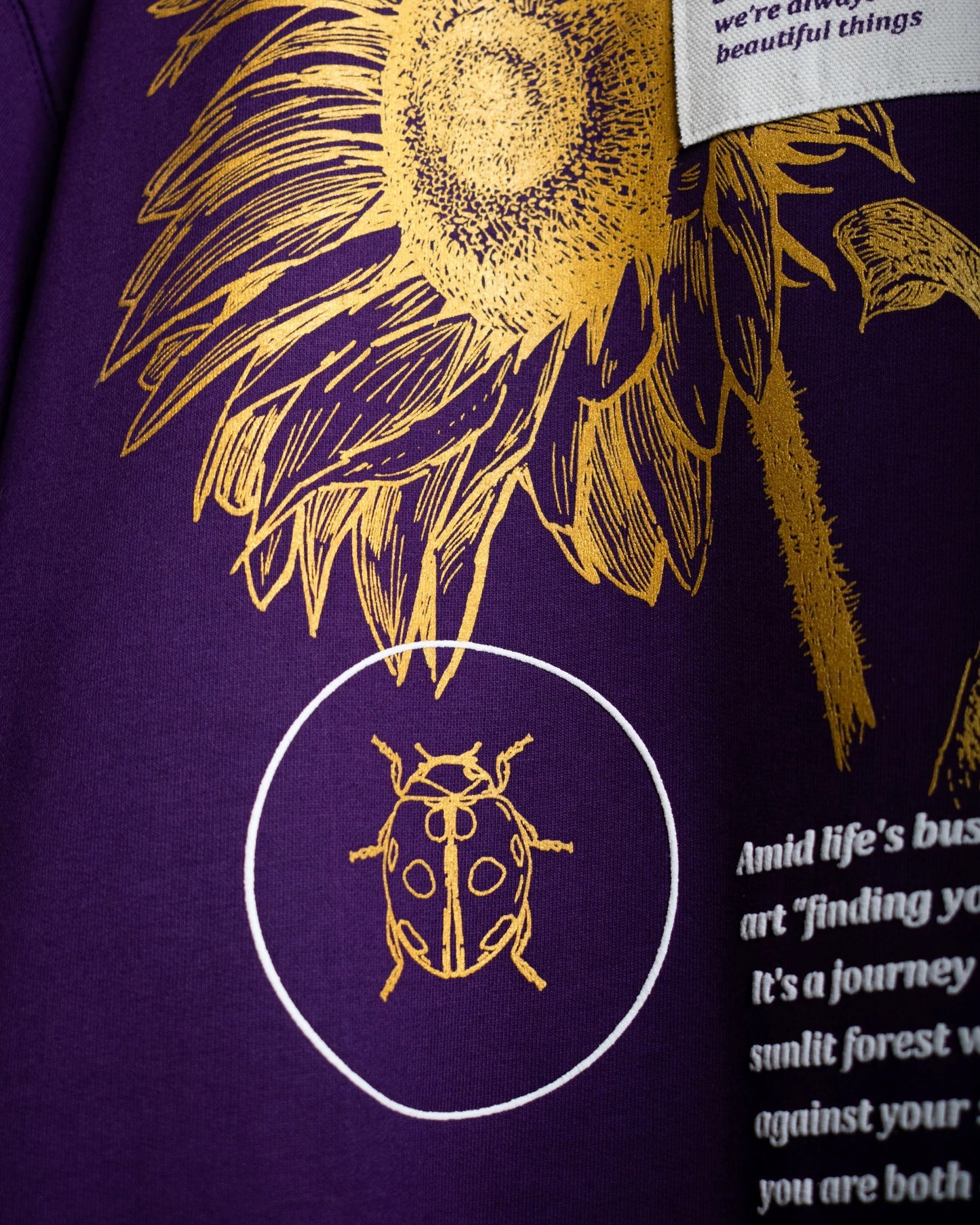 Finding Peace T-Shirt ( Violet)