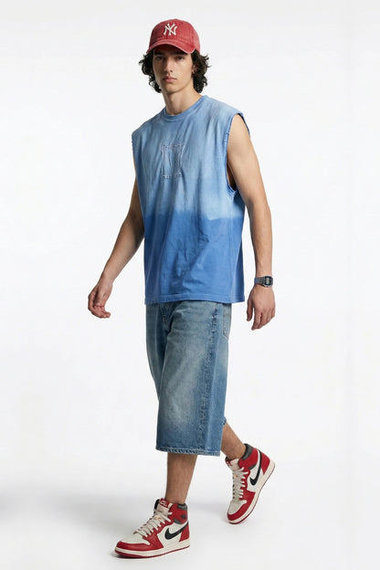 Wired Different Embroidered Tank