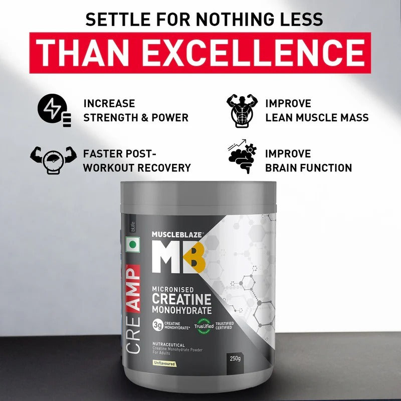 MuscleBlaze Creatine Monohydrate CreAMP | MuscleBlaze at Broadway