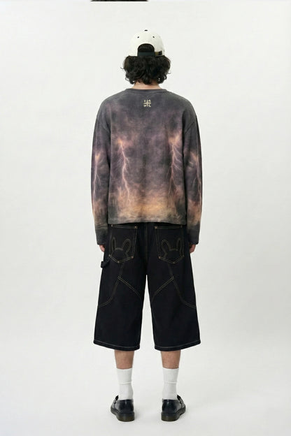 Stormbound Lilac Full Sleeve Waffle Tee
