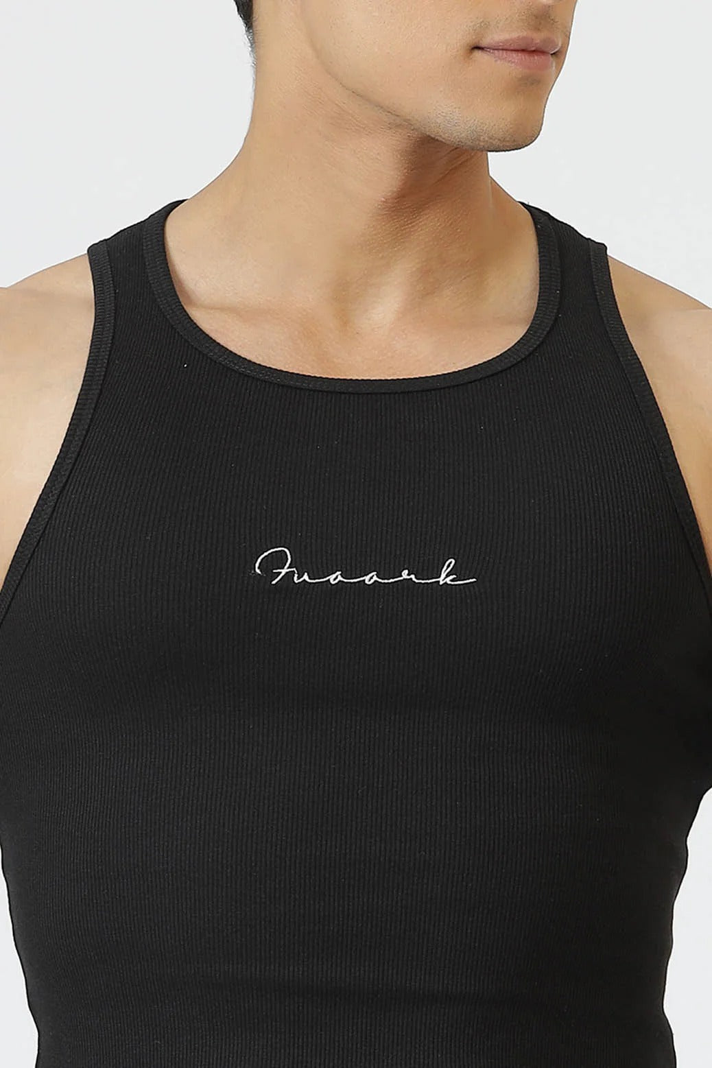 Ribbed Tank Black | Fuaark at Broadway