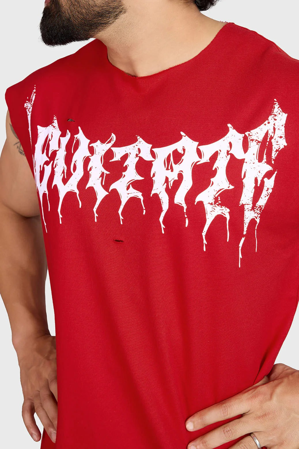 Raw Levitate Capsleeves Tank Red | Fuaark at Broadway