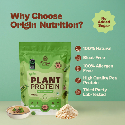 Origin Nutrition Daily Plant Protein Unflavoured , Single Sachet