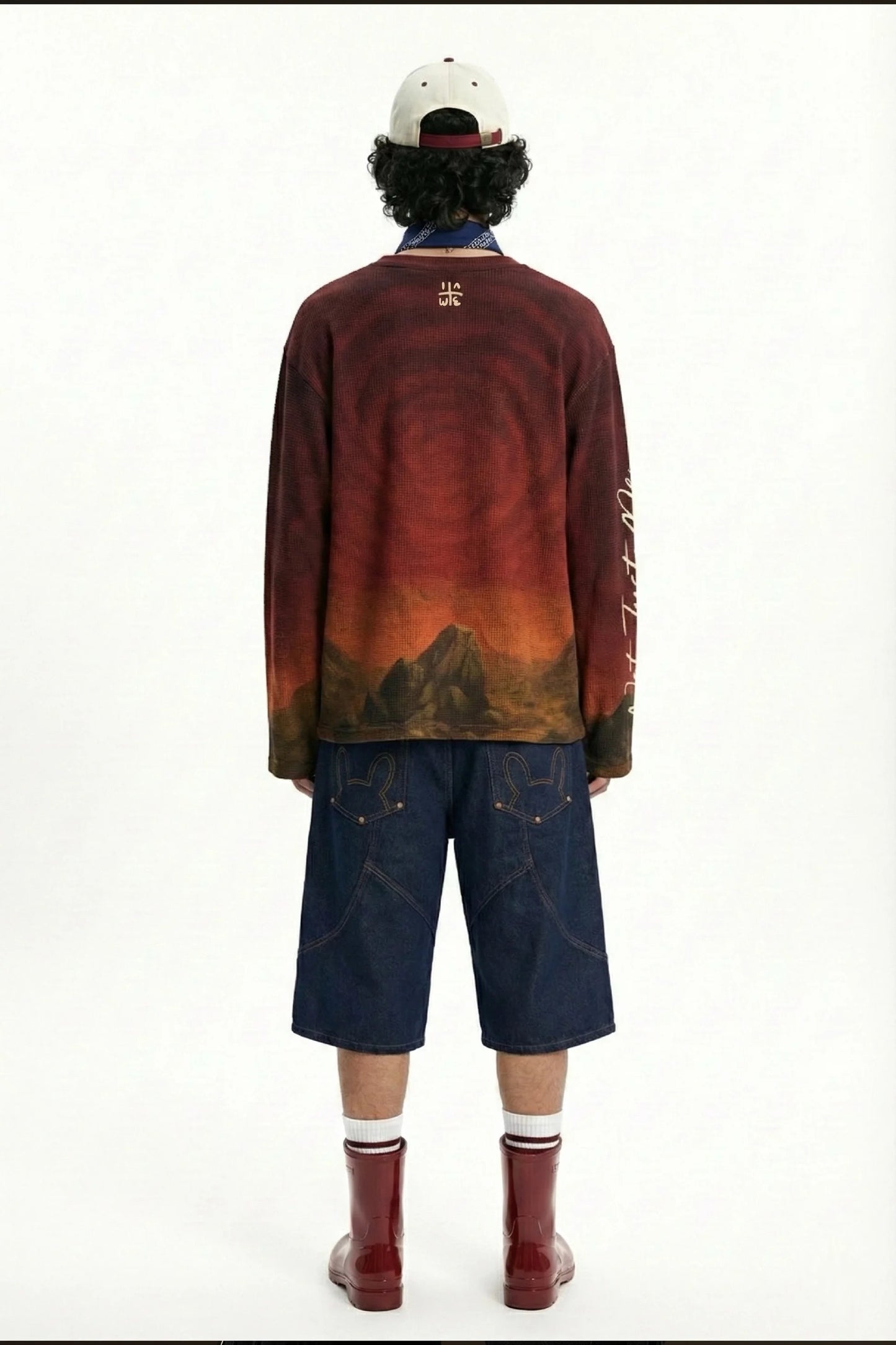 Emerald Dragon Full Sleeve Waffle Tee