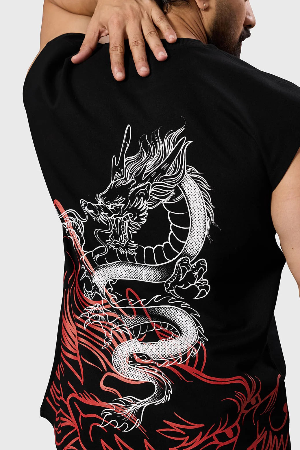 Dragon Capsleeves Tank Black | Fuaark at Broadway