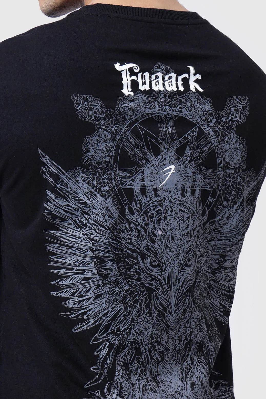 Eagle OverSized T-Shirt Black | Fuaark at Broadway