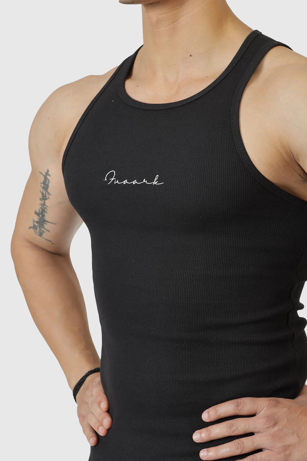 Ribbed Tank Black | Fuaark at Broadway