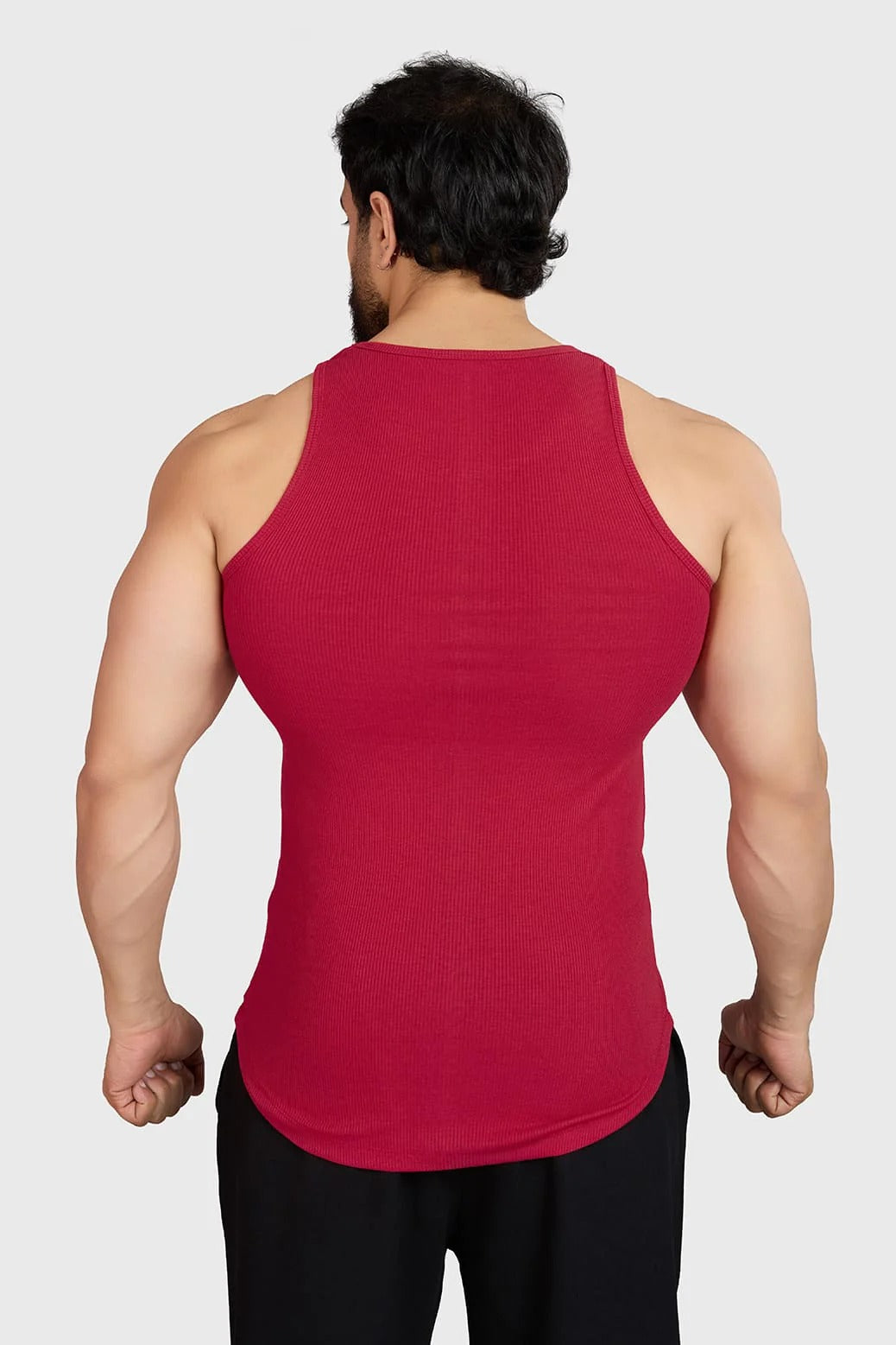 Ribbed Tank Red | Fuaark at Broadway