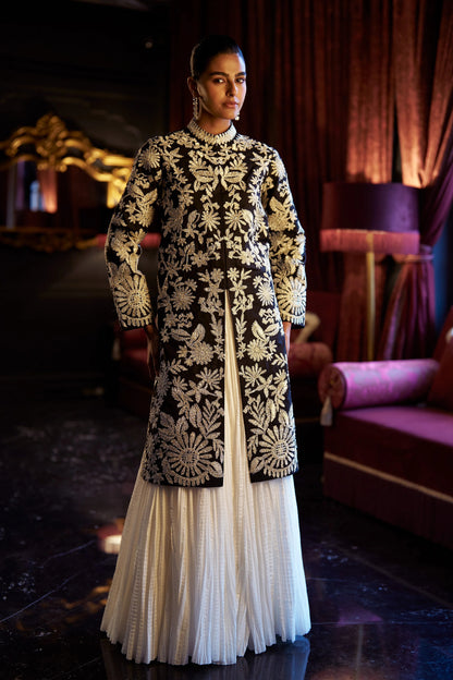 CRUSHED CRINKLE MAXI SKIRT