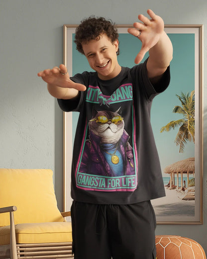 Kitty Gang Oversized T shirt
