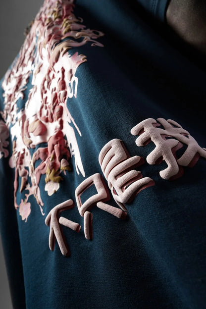 Year Of Dragon Tee Denim Blue