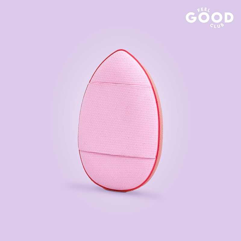 Feel Good Club Mini Makeup Puffs - Pack Of 2 Finger Sized Cushion Applicator Beauty Blender Sponges