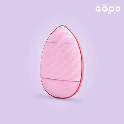 Feel Good Club Mini Makeup Puffs - Pack Of 2 Finger Sized Cushion Applicator Beauty Blender Sponges