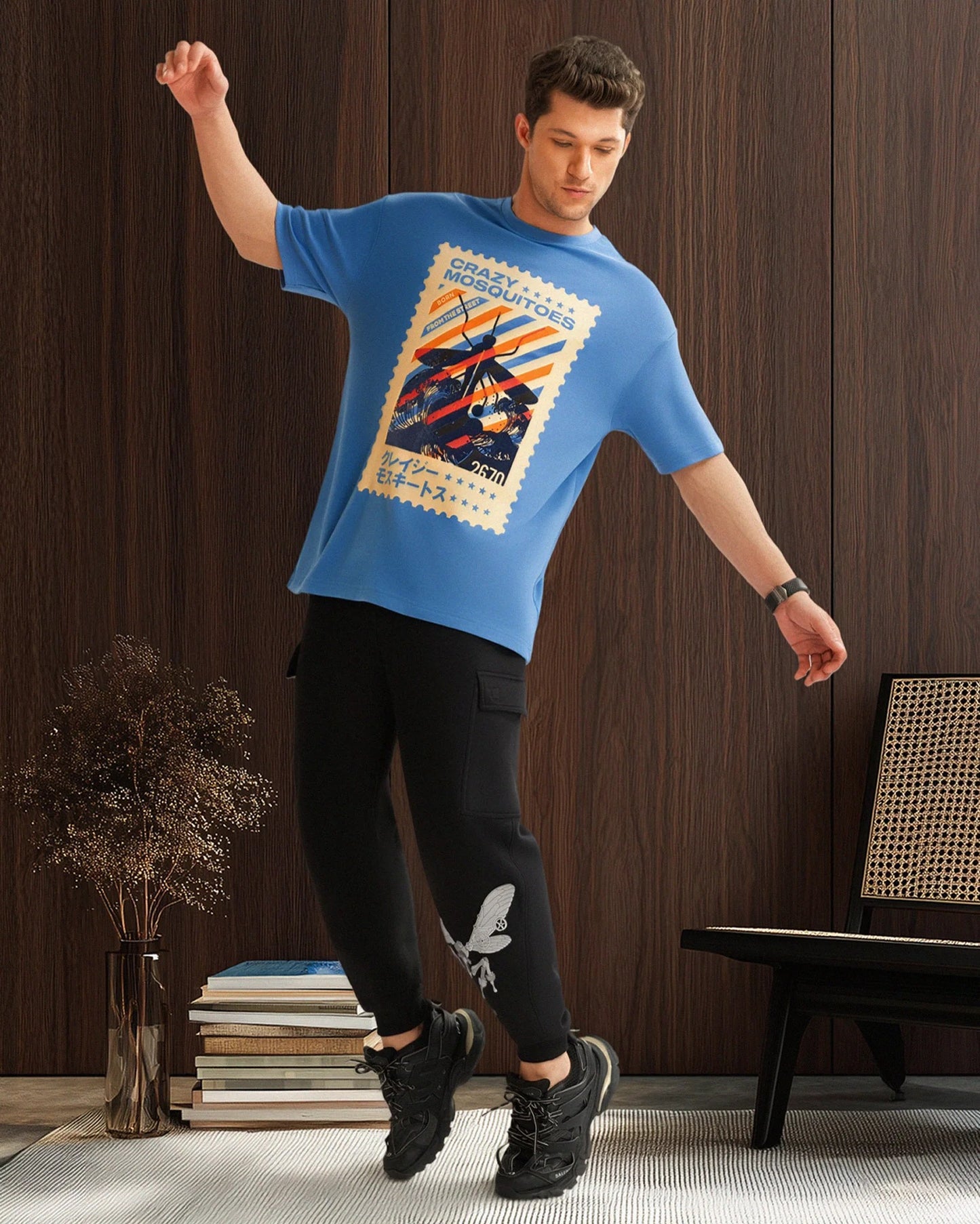 Stamp Tshirt in Blue
