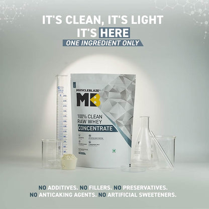 MuscleBlaze 100% Clean Raw Whey Protein Concentrate | MuscleBlaze at Broadway
