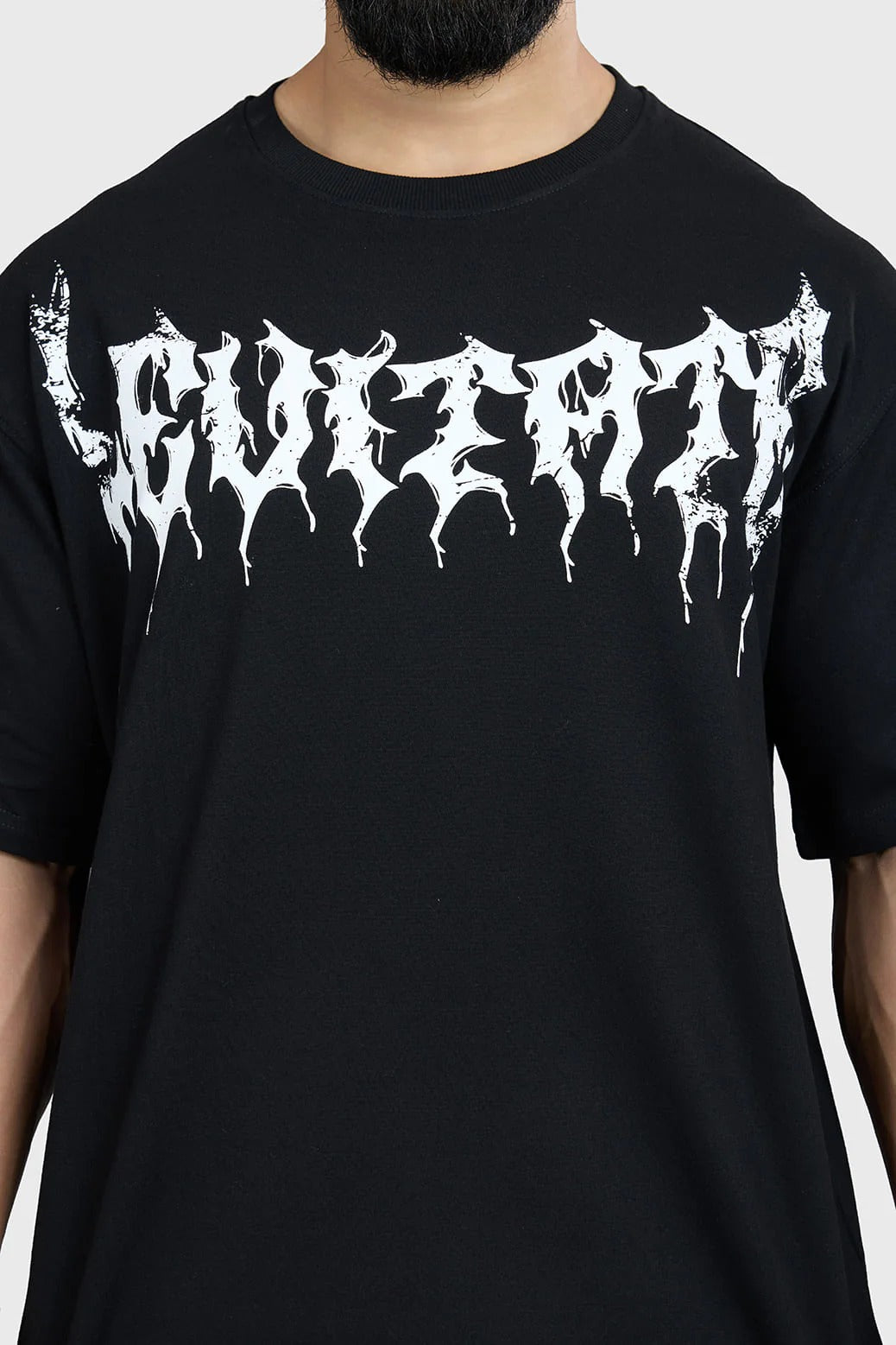 Levitate Oversized T-Shirt Black | Fuaark at Broadway