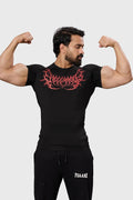 Hellborn Compression T-Shirt Black/Red | Fuaark at Broadway