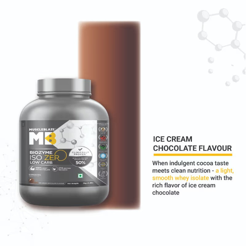 Biozyme Iso-Zero | Ice Cream Chocolate |2kg