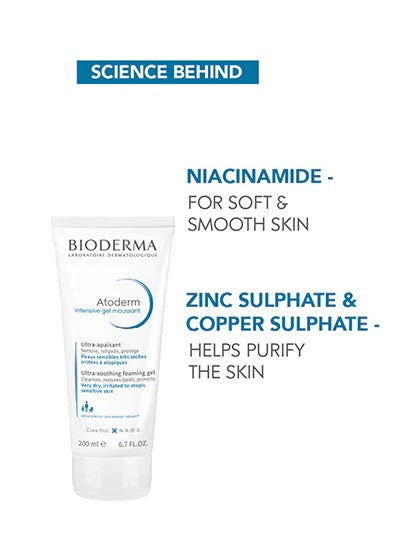 ATODERM INTENSIVE GEL MOUSSANT T200ML | BIODERMA at Broadway