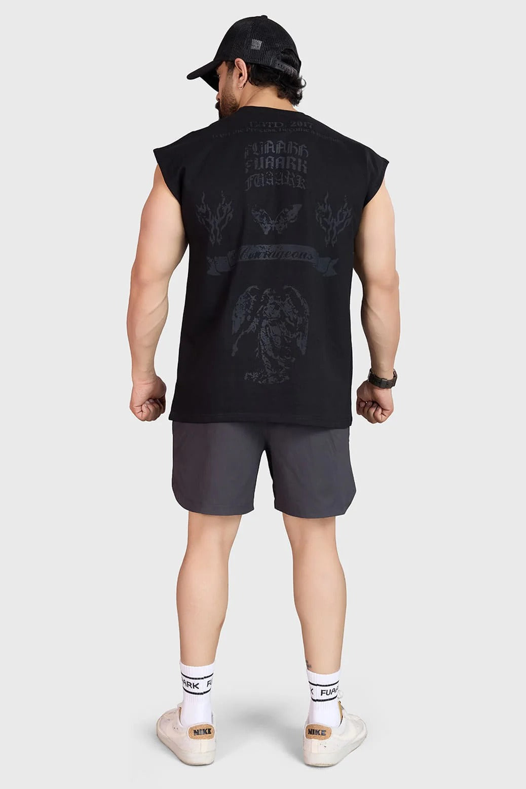 Courageous CapSleeves Tank Black | Fuaark at Broadway