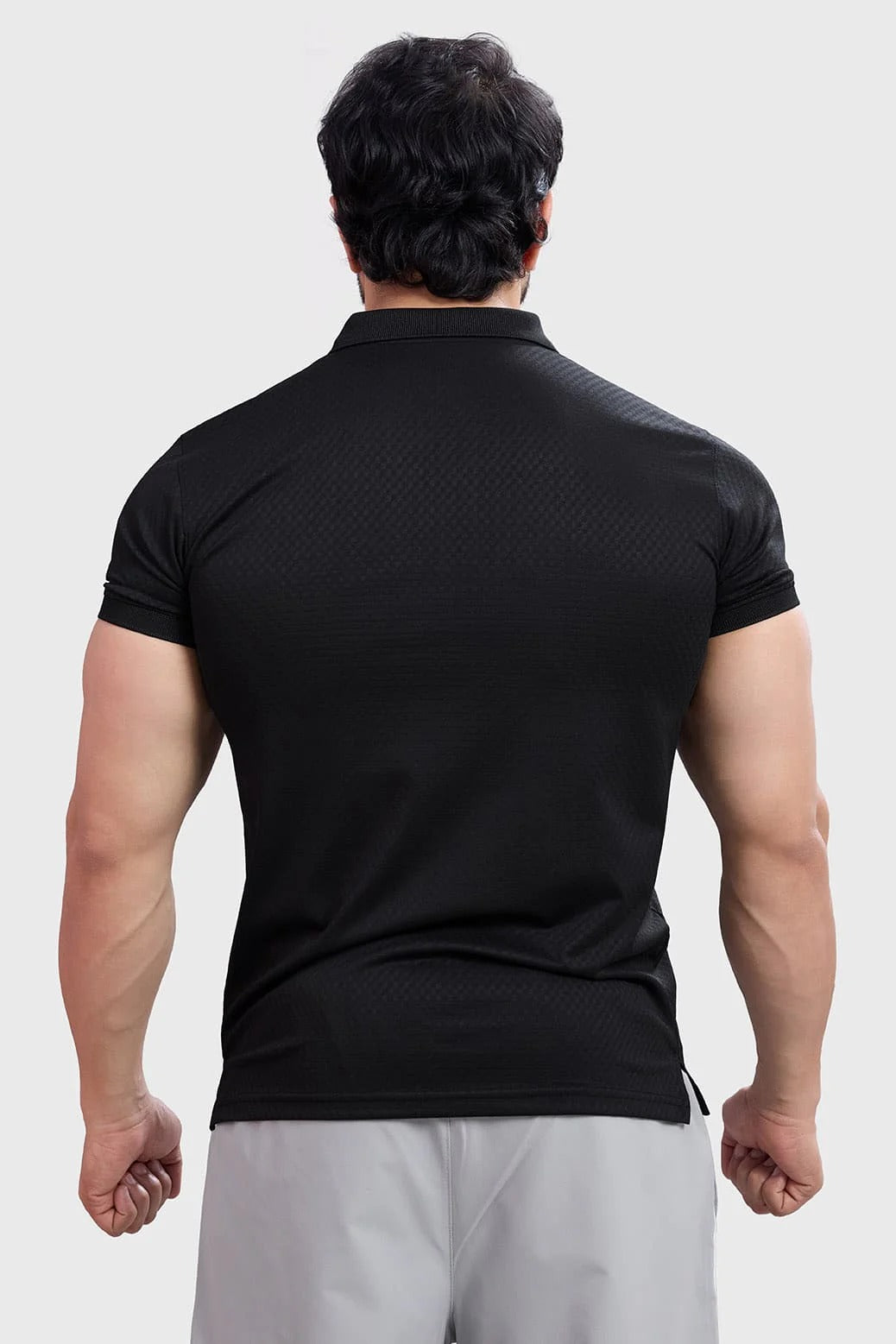 Wave Polo T-Shirt Black | Fuaark at Broadway