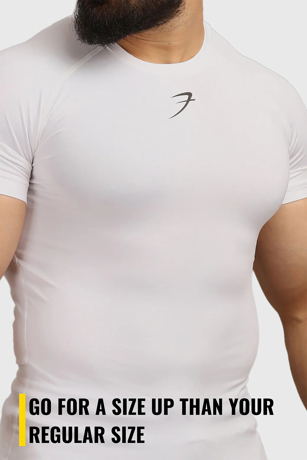 Compression T-shirt White | Fuaark at Broadway
