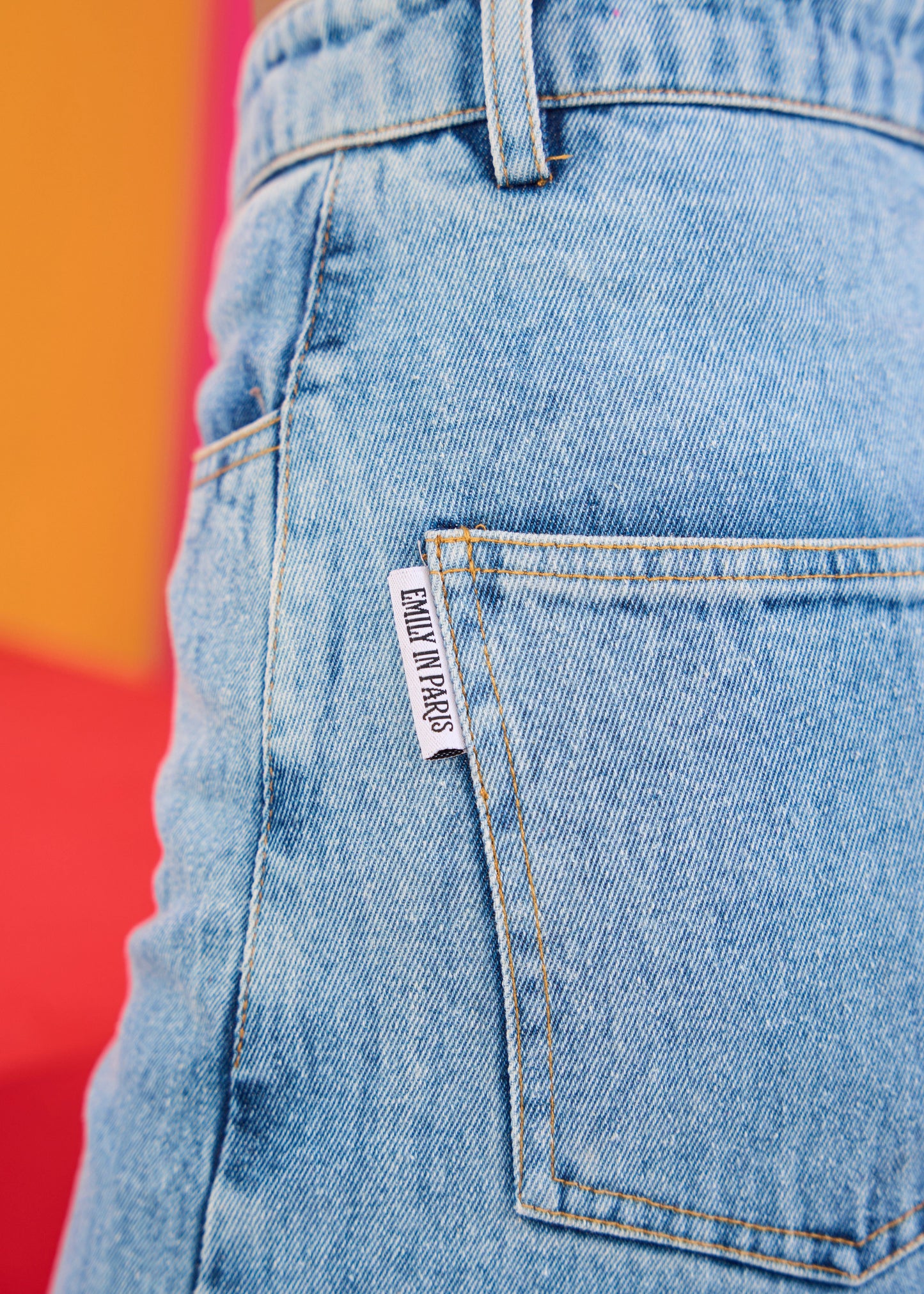 Emily in Paris: Heart Cutout Embellished Jeans