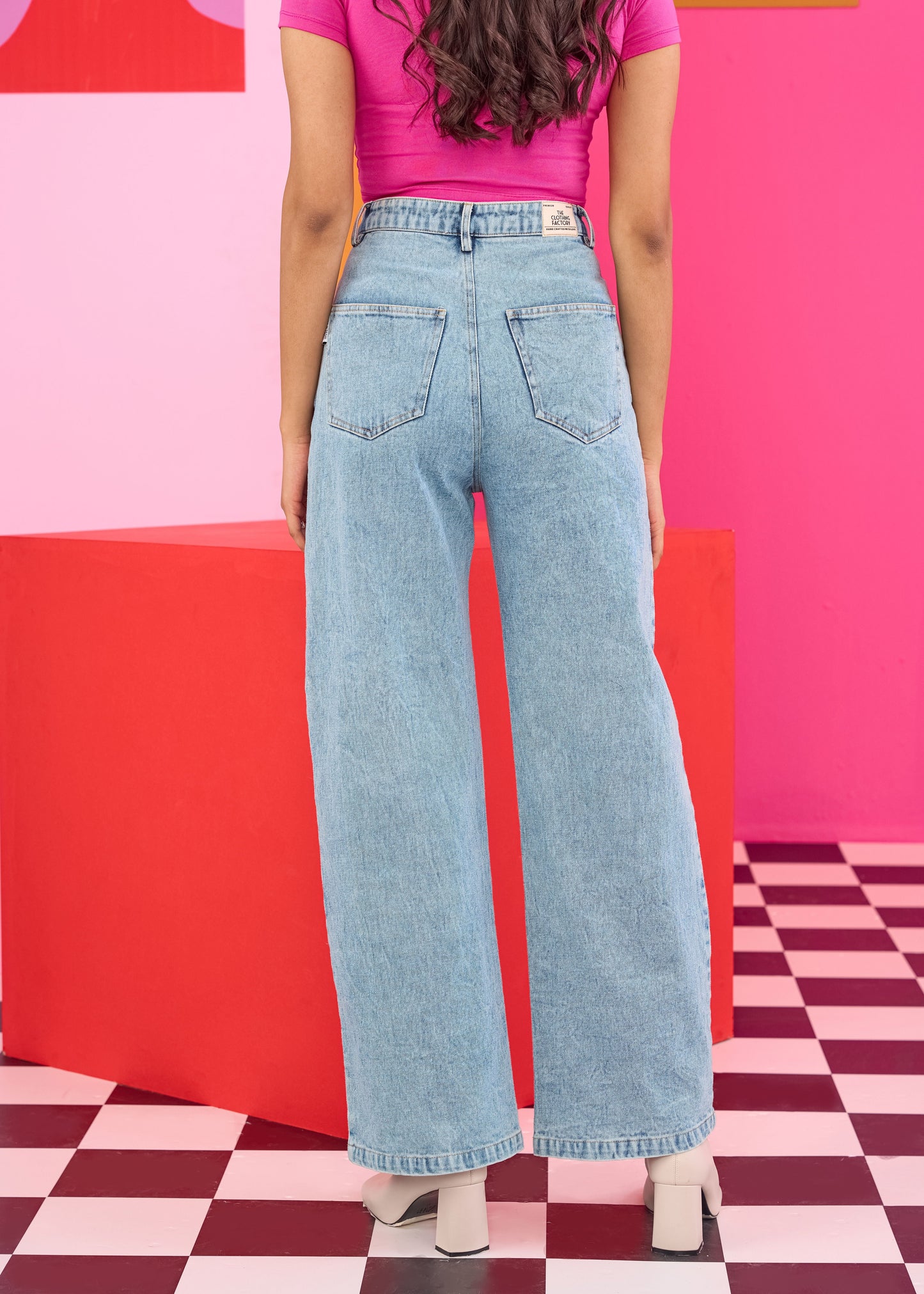 Emily in Paris: Heart Cutout Embellished Jeans