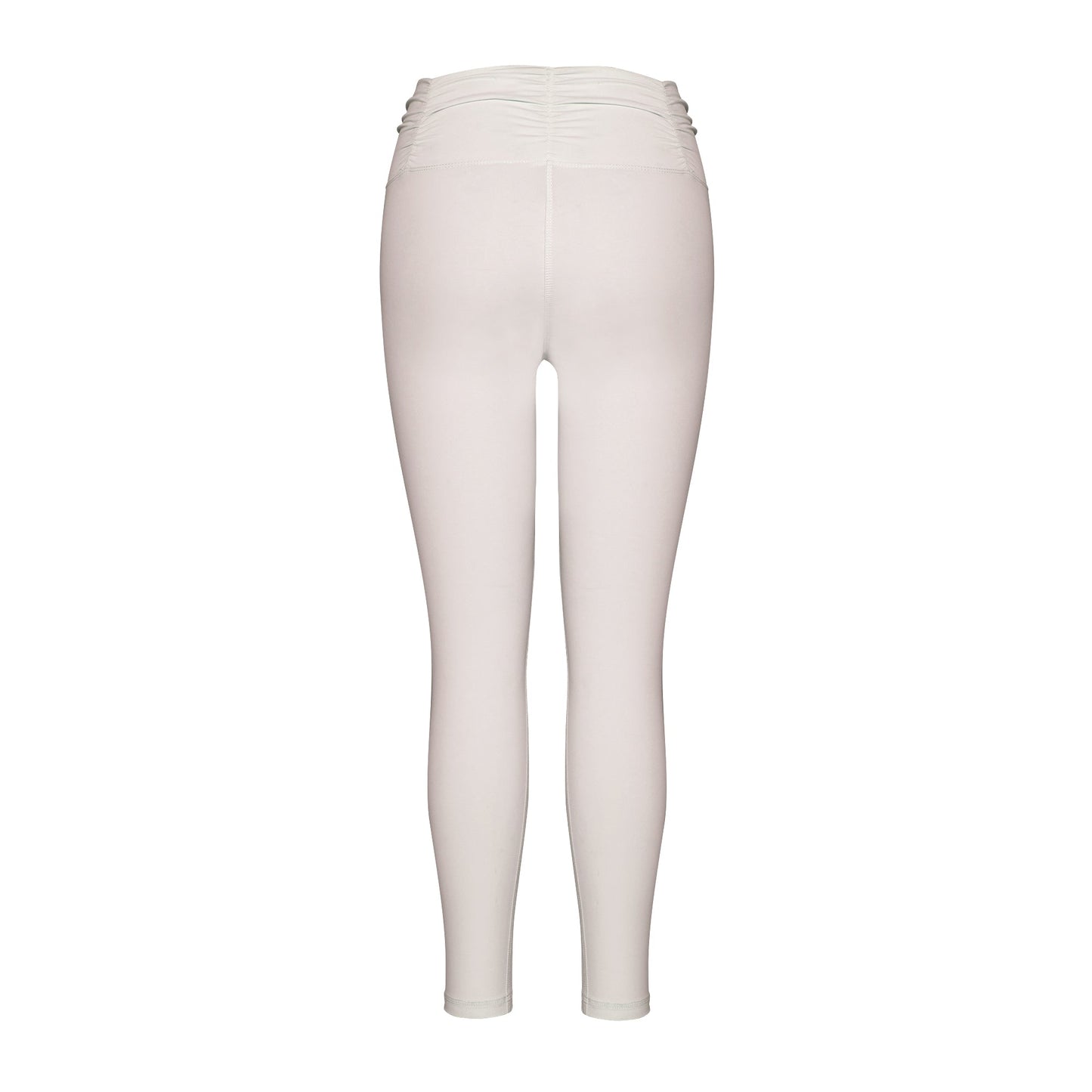 Ivory Ruched Waist Leggings