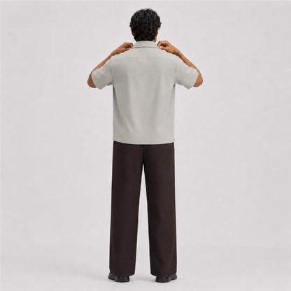 Ivory Petal Bowling Shirt