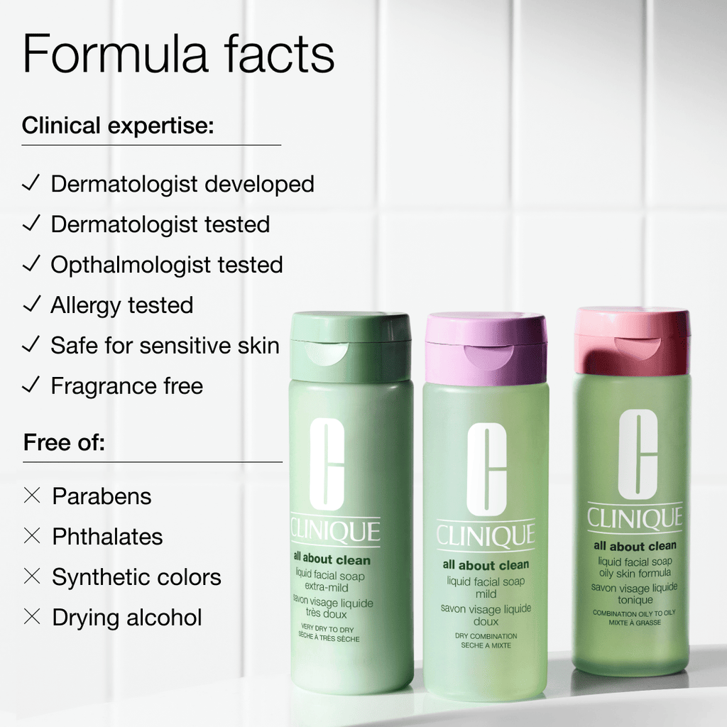 Liquid Facial Soap Mild  - 200 ml | CLINIQUE at Broadway