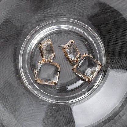 Crysrtal clear drop earrings JLT11071