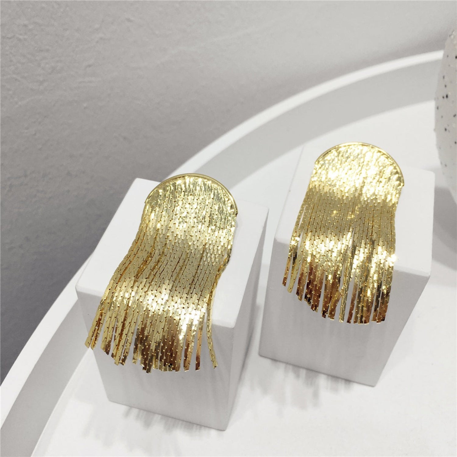 Gleaming Gold Pin Earrings JLT11332 | Just Lil Things at Broadway
